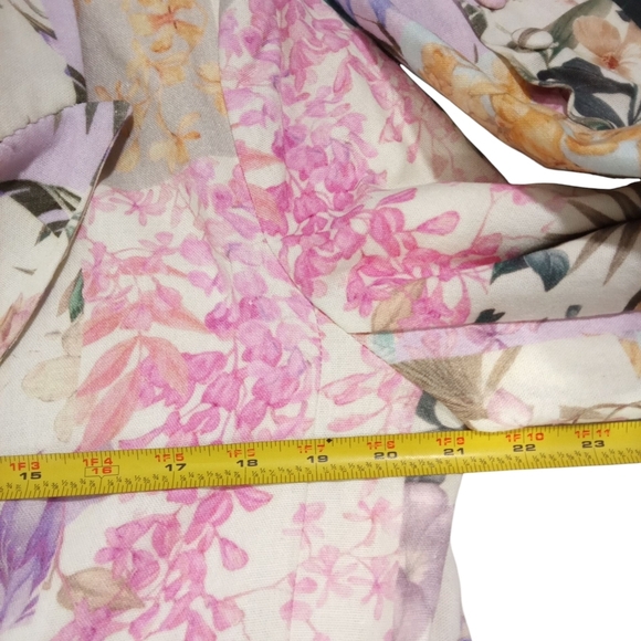 VICI Women's Sundew Multicolor Bird & Floral Print Patchwork Blazer Jacket Large - Picture 5 of 10